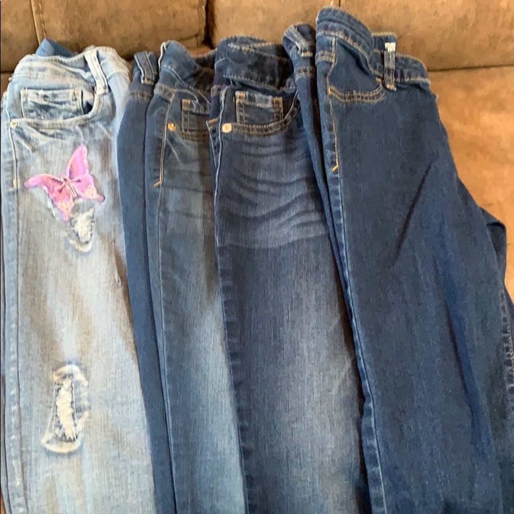 Girls size 10 jeans bundle